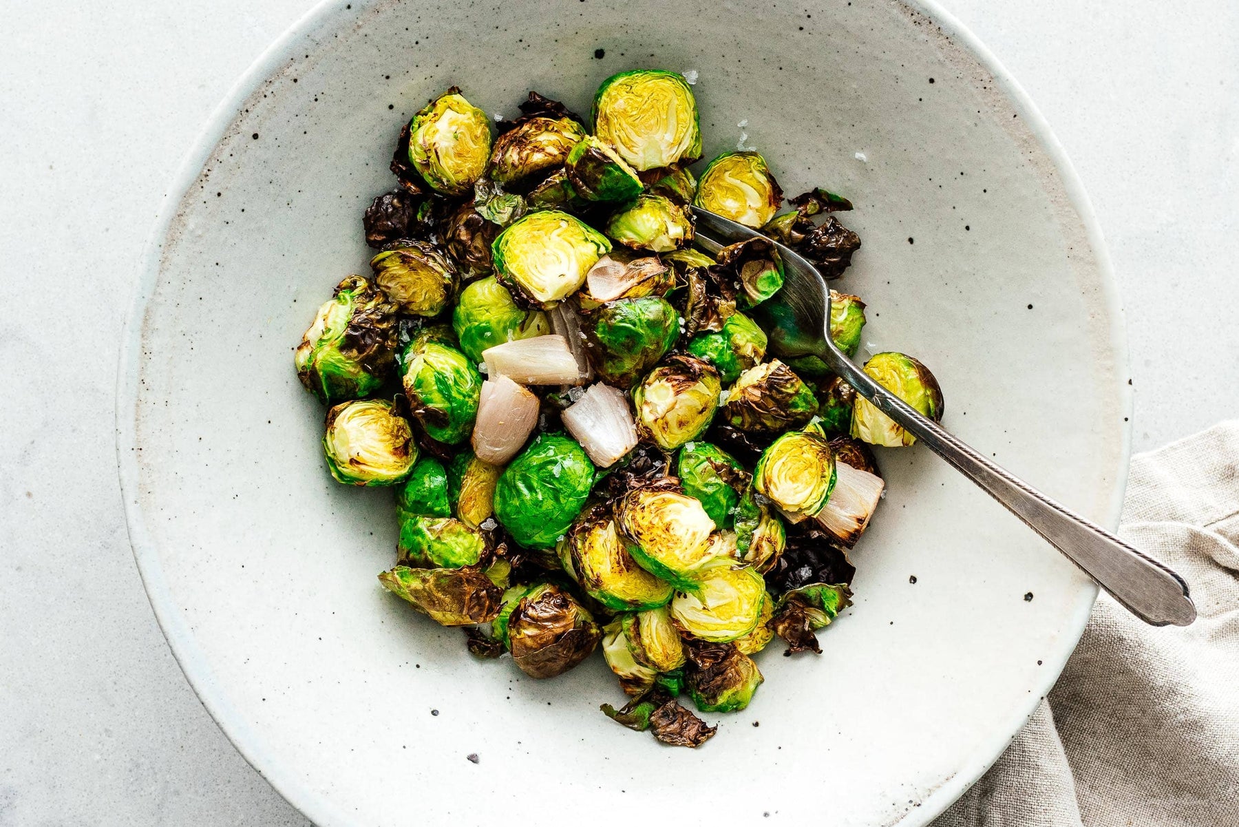 Air Fried Brussels Sprouts