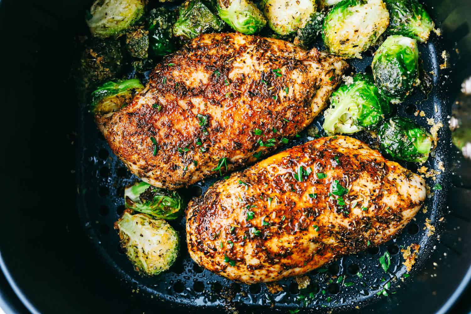 Air Fried Chili Garlic Chicken Breast