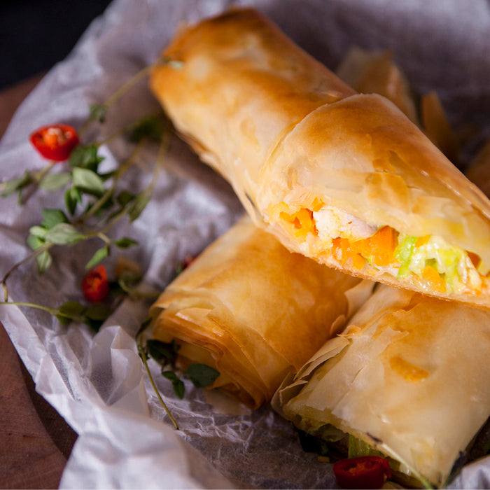 Phyllo Seafood Spring Roll