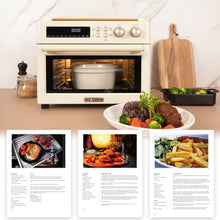 Load image into Gallery viewer, VAL CUCINA 10-in-1 Extra Large Air Fryer Toaster Oven - Cream Color
