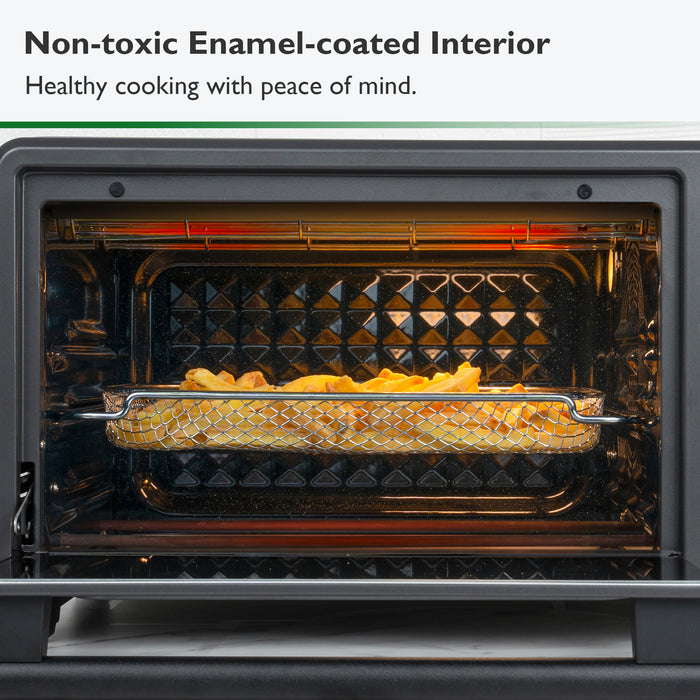 10-IN-1 SMART & CLEAN AIR FRYER TOASTER OVEN