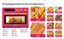 Load image into Gallery viewer, NEW ARRIVAL - VAL CUCINA 10-in-1 Air Fryer Toaster Oven - Bright Pink
