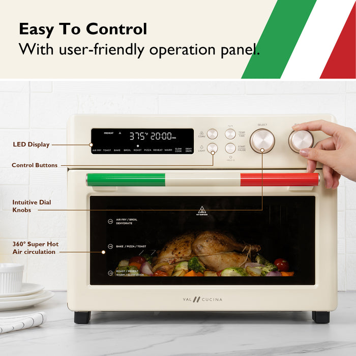 VAL CUCINA - ITALIA SERIES AIR FRYER TOASTER OVEN